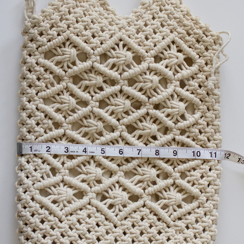 Zara Macrame Beach Bag - Picture 6 of 6